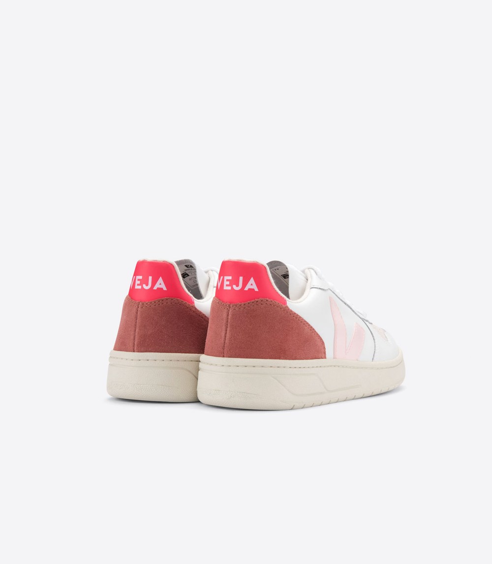 Veja Sneakers Womens - V-10 Leather - White - 6951PEJWZ